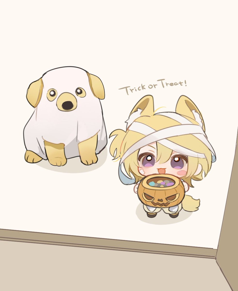 idown11's tweet image. 🎃🐶🐶