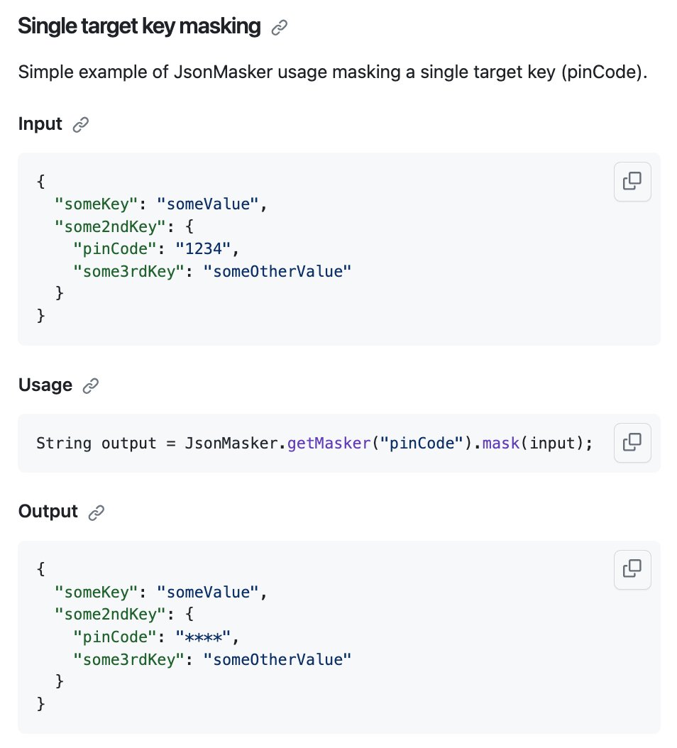 ⚒️ json-masker - a library that can be used to mask string and/or numeric values from JSON messages

👉 github.com/Breus/json-mas…
