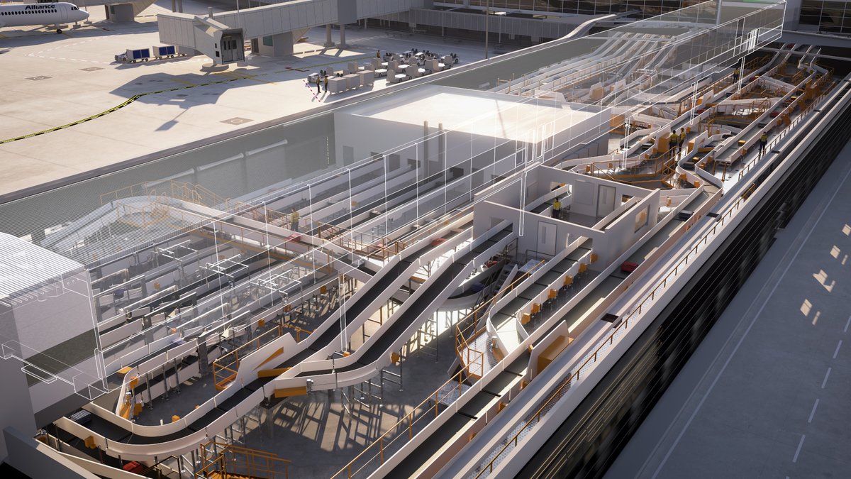 AirportSupplier's tweet image. Biggest transformation in Brisbane Airport history - $5 billion Future BNE begins with Domestic Terminal precinct upgrade @BrisbaneAirport  @AlstefGroup @Brock_Solutions #BrisbaneAirport #BHS #BaggageHandlingSystem