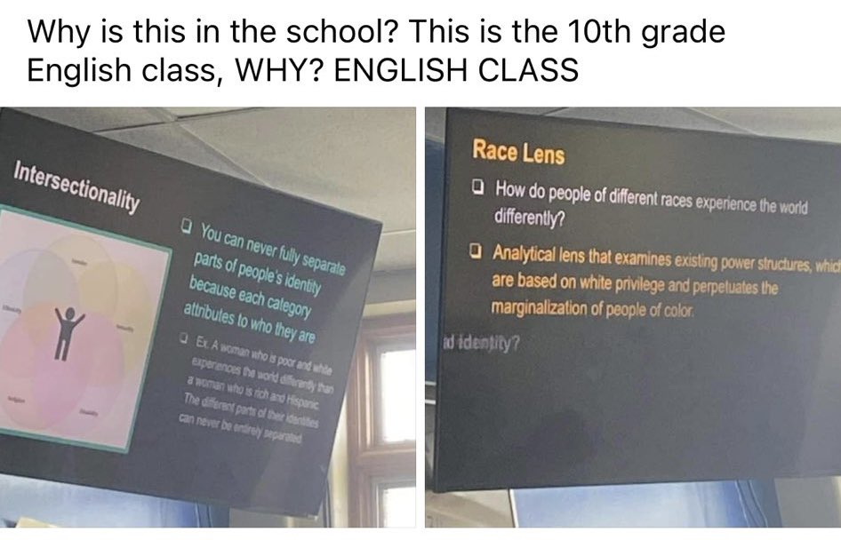 Libs of TikTok (@libsoftiktok) on Twitter photo .<a href="/PburgSchools/">Perrysburg Schools</a> is reportedly teaching white students that they’re privileged because they’re white and that power structures which white people dictate, marginalize people of color.
.<a href="/PburgSchools/">Perrysburg Schools</a> is teaching kids that they’re guilty simply for being white .<a href="/PburgSchools/">Perrysburg Schools</a> is reportedly teaching white students that they’re privileged because they’re white and that power structures which white people dictate, marginalize people of color.
.<a href="/PburgSchools/">Perrysburg Schools</a> is teaching kids that they’re guilty simply for being white