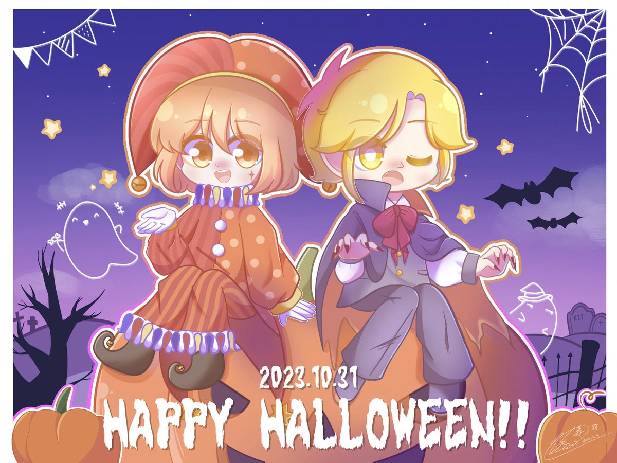 Vita940124's tweet photo. Happy Halloween🎃✨✨！！ https://t.co/b24NFG2iVI