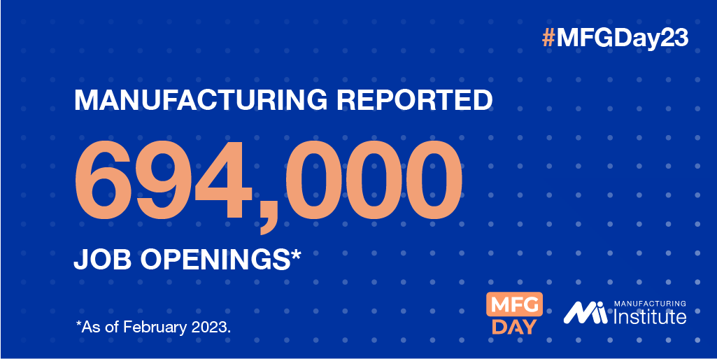 Choose_RC's tweet image. As manufacturing month comes to an end, remember future workforce: #CreatorsWanted! Learn more about the future of the industry and the exciting career opportunities it holds at MFGDay.com.