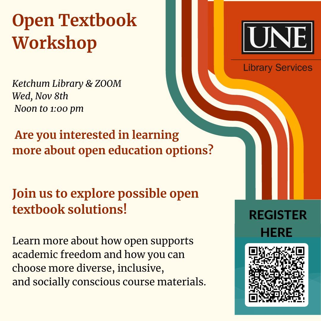 UNE Library Services tweet media