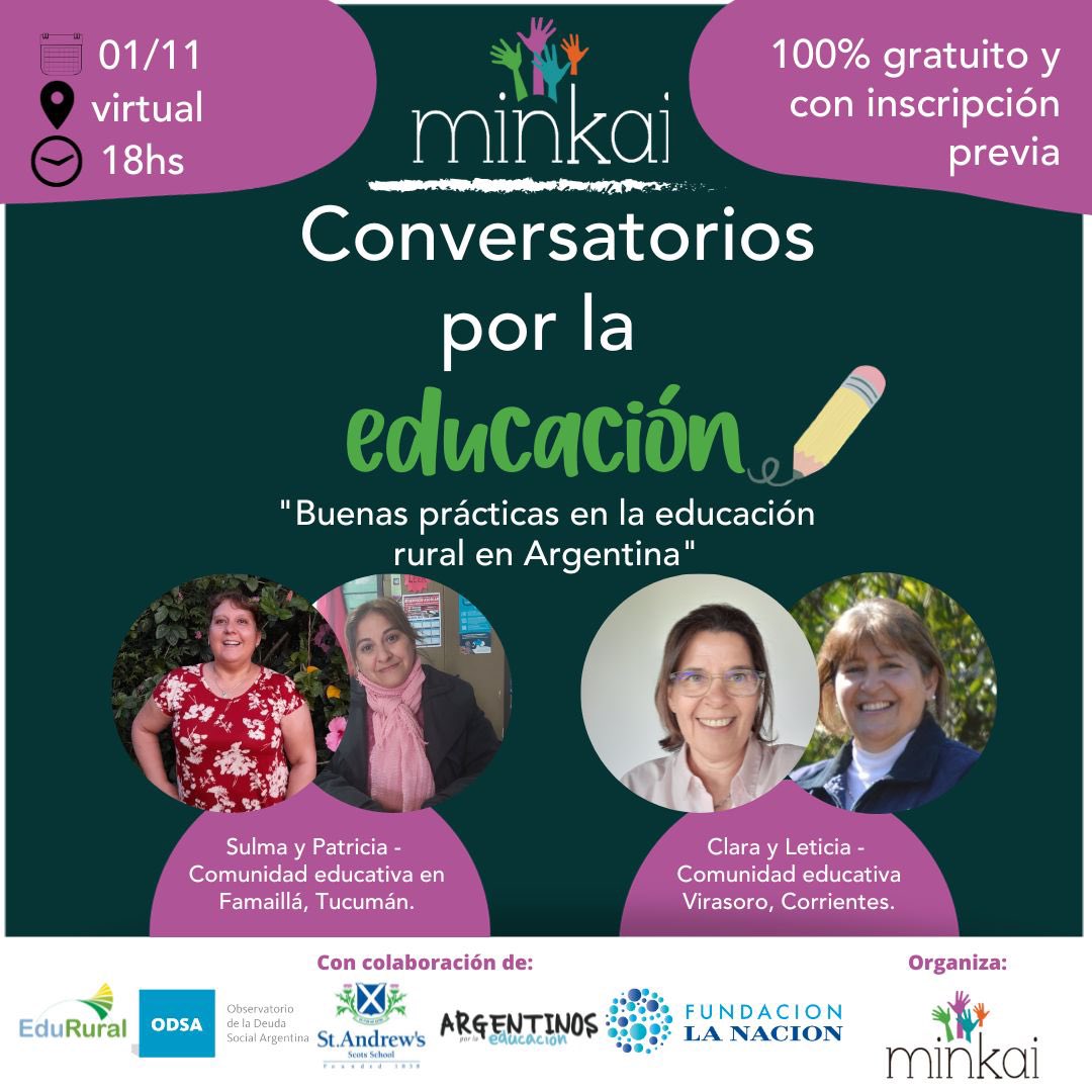 Se viene el 4to y último #conversatorioporlaeducacion , anotate acá para participar➡️ bit.ly/4toConversator…