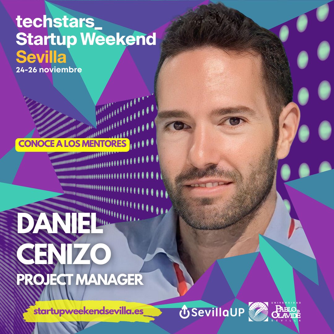 ¿Conoces a Daniel Cenizo?
Es #ProjectManager y formará parte del increíble equipo que mentorizará los proyectos durante el próximo #StartupWeekend #Sevilla. 
Si ya tienes tu entrada, puedes buscarlo en Linkedin, sino... ¿a qué esperas?
StartupWeekendSevilla.es