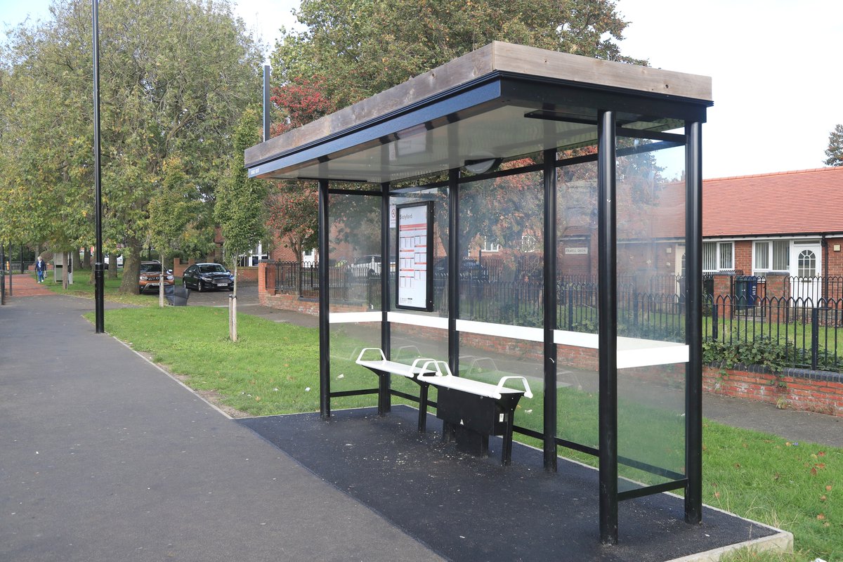 🐝 Check out our city's first 'bee-friendly' bus stop which has been installed on Stamfordham Road. 💚 The shelter has a mix of wildflowers and plants on the roof that provide food and shelter for bees and other pollinating insects. Find out more 👉 orlo.uk/193K1