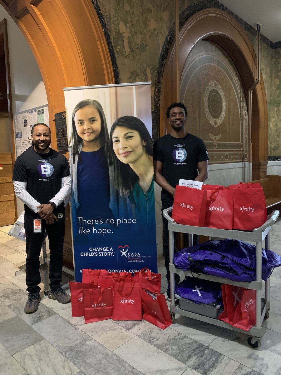 🦸‍♀️🦸‍♂️💙 Thank you to our Super Heroes Luncheon presenting sponsor Comcast Cable Communications.🎁✨Their incredible employees recently organized a drive to provide toiletry totes for the kids in the CASA program. 
#ComcastCares #SuperHeroes #HolidayGiving #CommunityImpact #Comcast