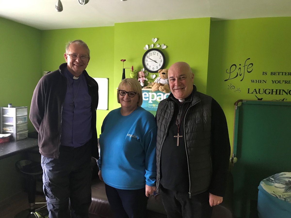 NEPACS (@nepacsinfo) on Twitter photo We were delighted to welcome <a href="/BishopPaulB/">Paul Butler</a> (Patron of Nepacs) &@CottrellStephen, Archbishop of York to our <a href="/HMPLowNewton/">HMPLowNewton</a> visits centre on Sat 28 Oct to find out about our work supporting prisoners & their families. We were delighted to welcome <a href="/BishopPaulB/">Paul Butler</a> (Patron of Nepacs) &@CottrellStephen, Archbishop of York to our <a href="/HMPLowNewton/">HMPLowNewton</a> visits centre on Sat 28 Oct to find out about our work supporting prisoners & their families.