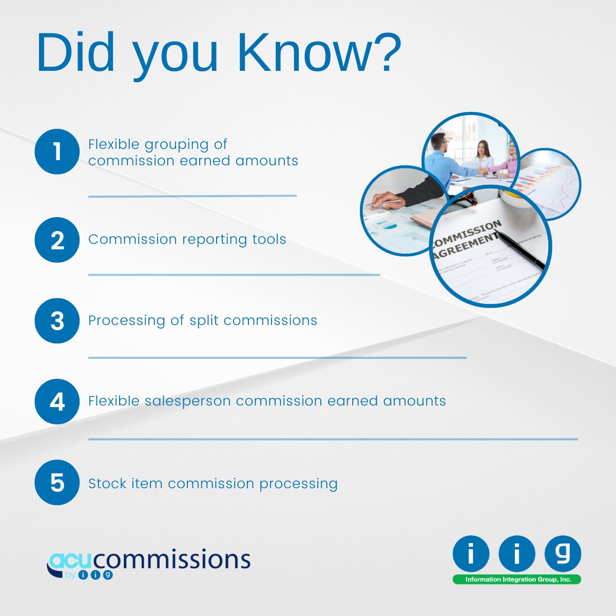 Looking for a software to help track your commissions earned? Check out our AcuCommissions enhancement today! 😎 iigservices.com/acumatica-comm…