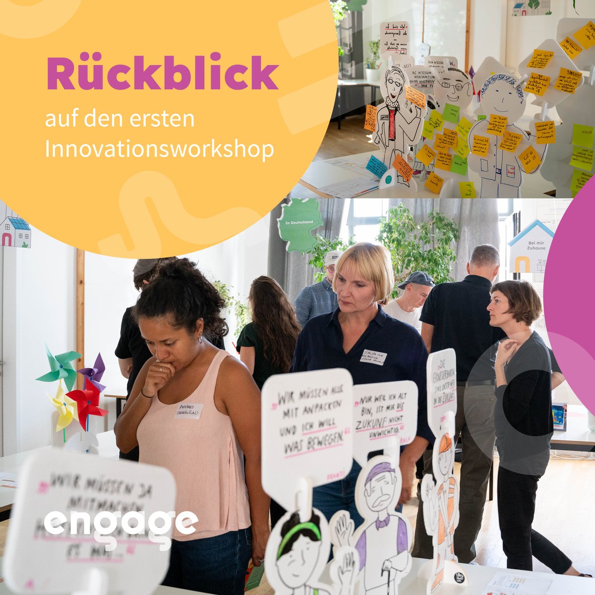 Im September trafen sich Expert:innen in Berlin zum 1. Innovationsworkshop. Ein Schritt zur aktiveren Energiewende: ENGAGE-Projekt, Netzwerk gestärkt &amp; Spaß gehabt. 💪 Mehr spannende Workshops im 1. Quartal 2024! 

Rückblick: buendnis-buergerenergie.de/fileadmin/ENGA…