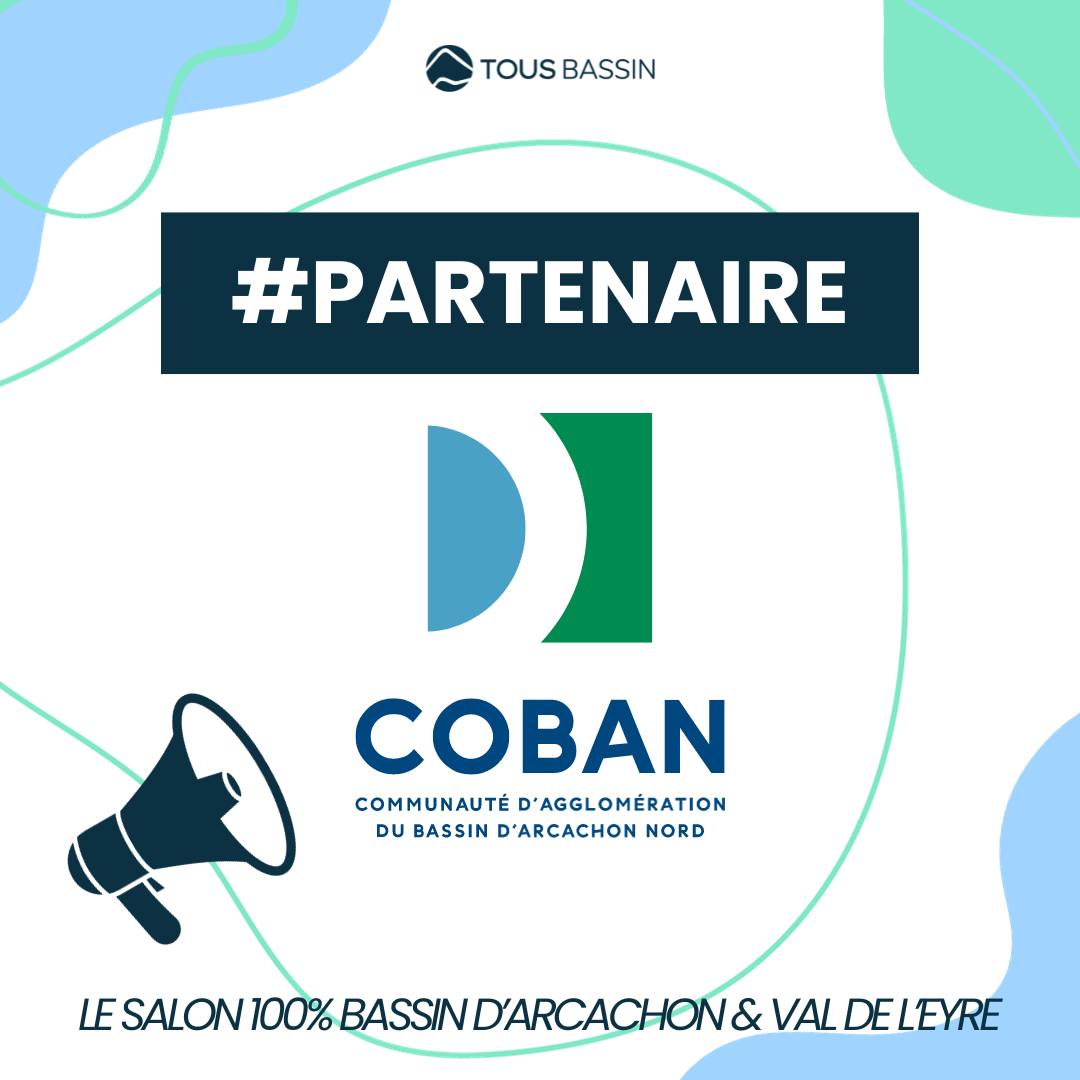 TousBassin's tweet photo. La #COBAN partenaire du Salon 100% Bassin d'Arcachon &amp; Val de l'Eyre ! #tousbassin #bassindarcachon #valdeleyre https://t.co/rfxLbLjIv9