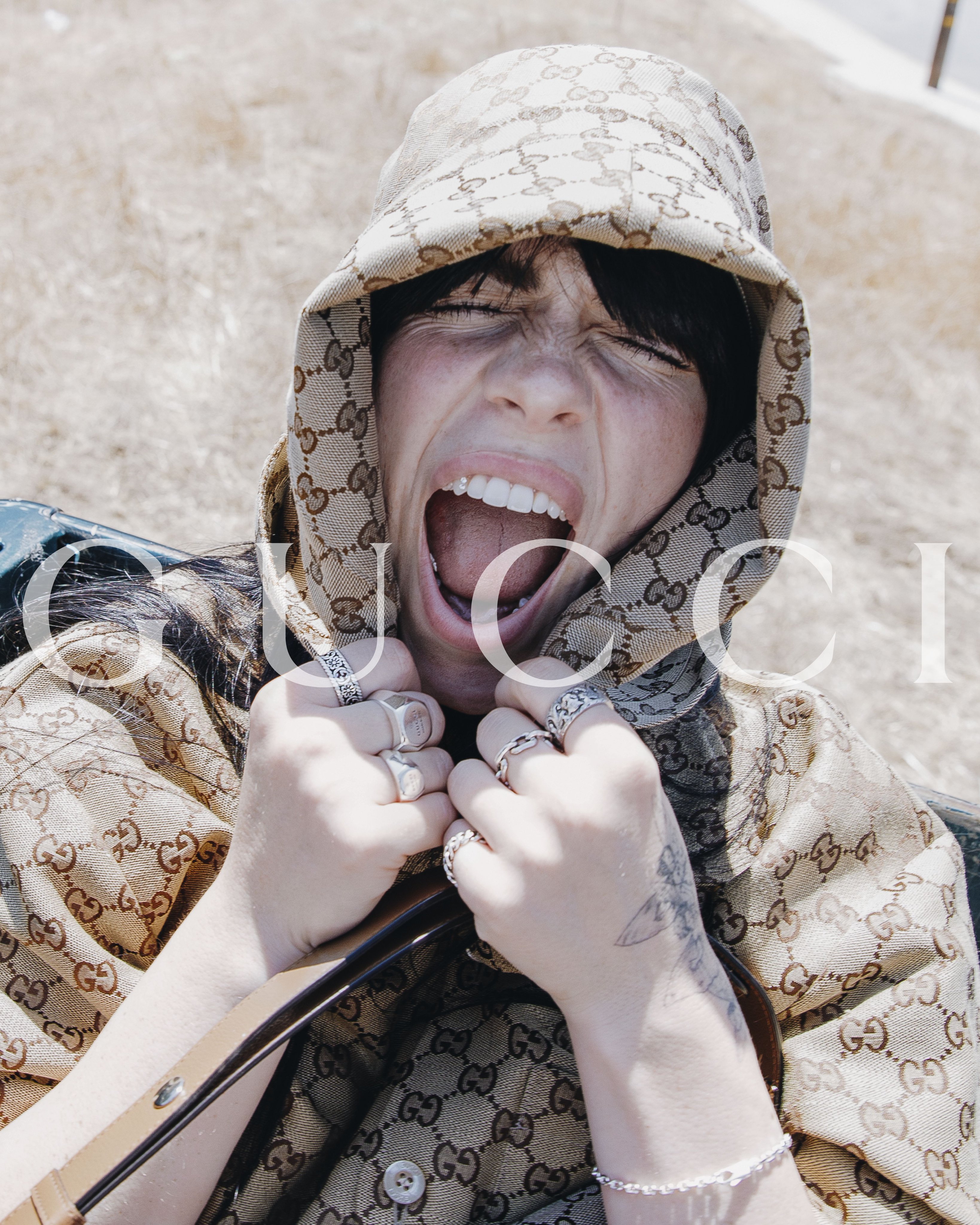 Billie Eilish Fronts Gucci Campaign for Bag in Animal-free Demetra