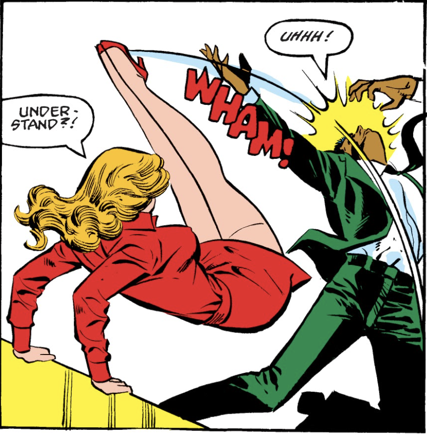 Man, the hits just keep coming for #DoctorSax! After #Dazzler exploded his face with coffee, she kicks him straight in the head.

To see how this skirmish ended, check out the latest episode of Almost an X-Man!

#xmen #xmenpodcast #xmencomics #almostanxman #dazzlerpodcast