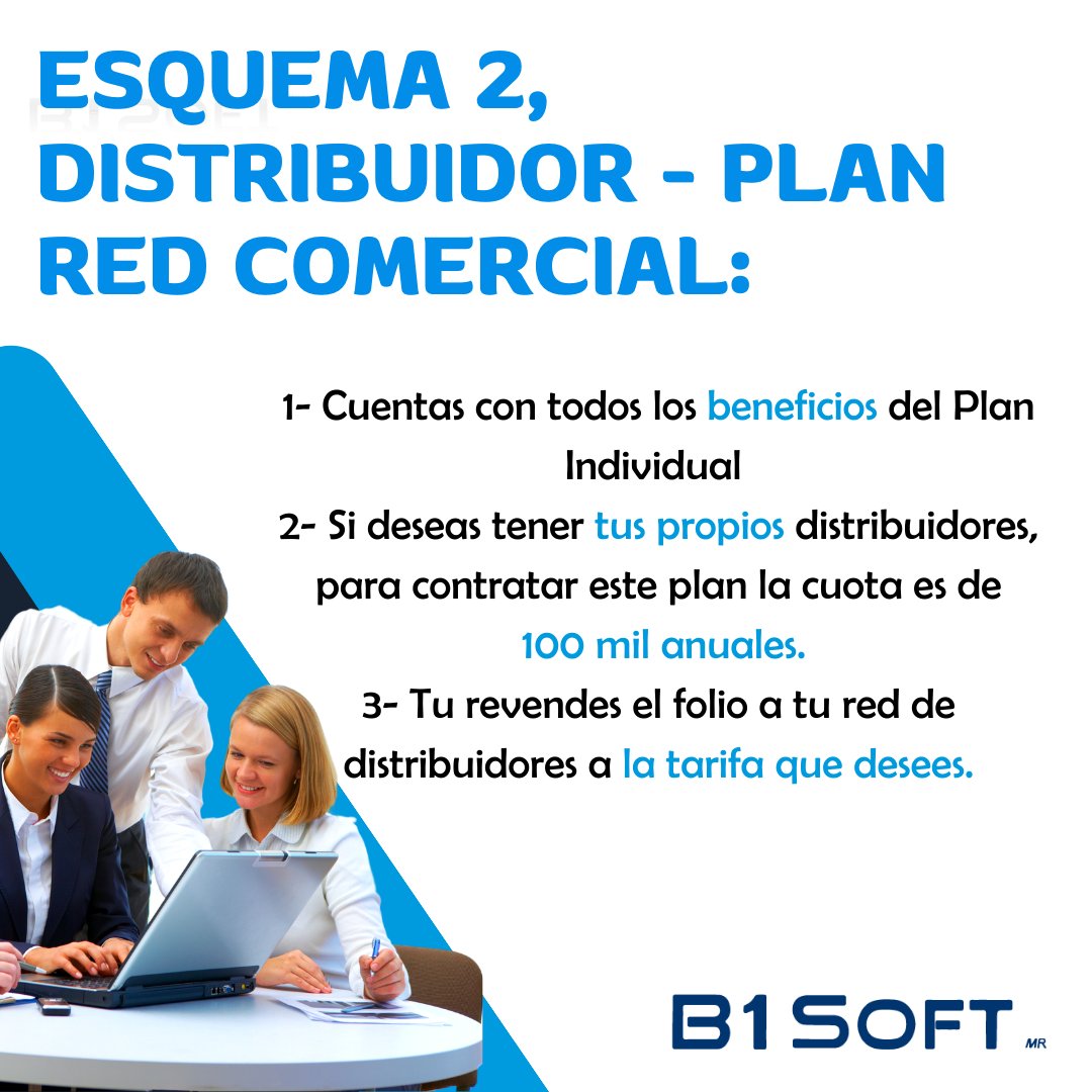 B1softS's tweet photo. ¡Descubre el camino hacia un #negocio más #eficiente y rentable con el programa de #distribuidores de B1SOFT! 🚀 
¡Únete a B1SOFT y descubre un mundo de oportunidades para tu negocio y tus clientes! #Contáctanos hoy para comenzar tu viaje hacia el éxito empresarial. 🌟 https://t.co/KiBHyBJnF4