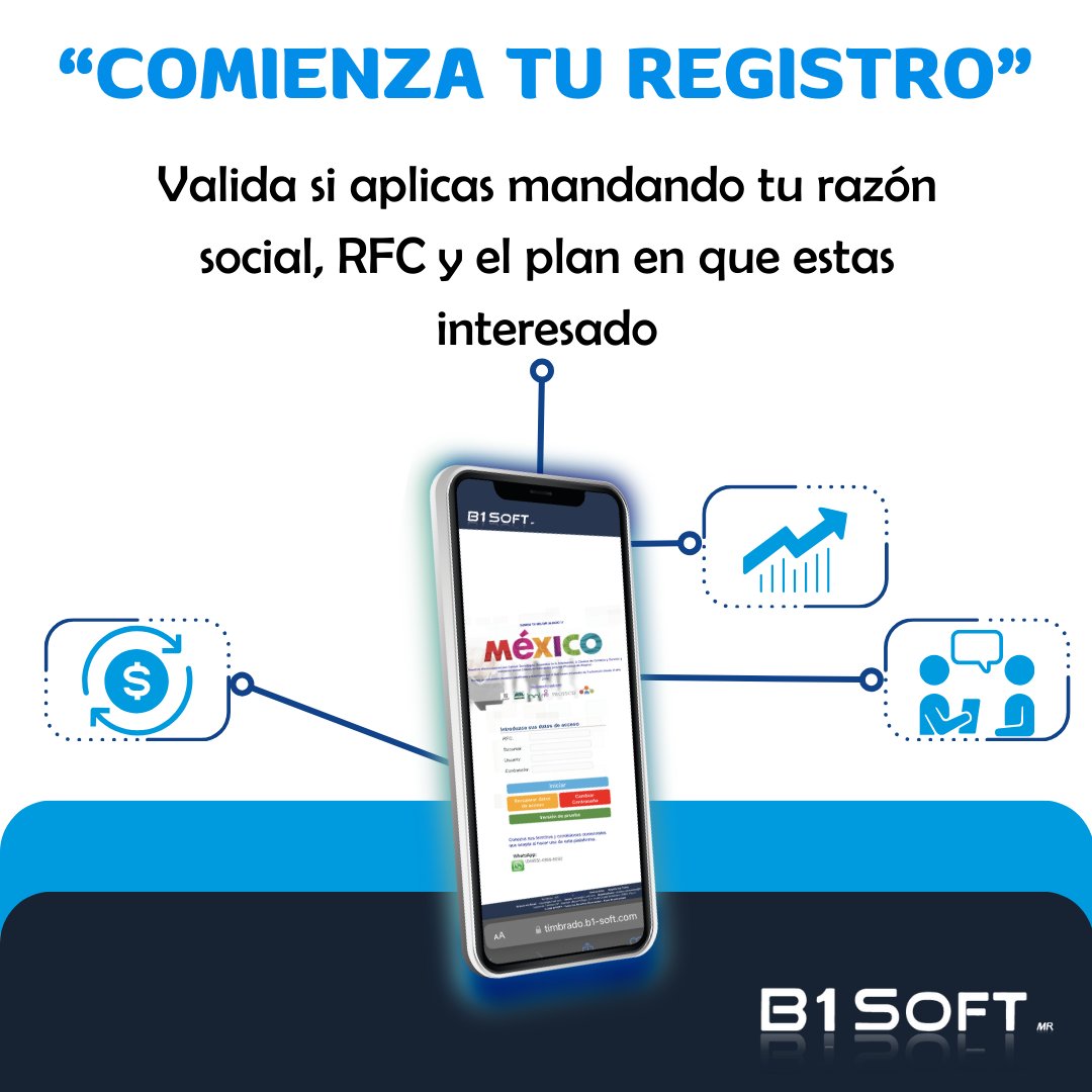 B1softS's tweet photo. ¡Descubre el camino hacia un #negocio más #eficiente y rentable con el programa de #distribuidores de B1SOFT! 🚀 
¡Únete a B1SOFT y descubre un mundo de oportunidades para tu negocio y tus clientes! #Contáctanos hoy para comenzar tu viaje hacia el éxito empresarial. 🌟 https://t.co/KiBHyBJnF4