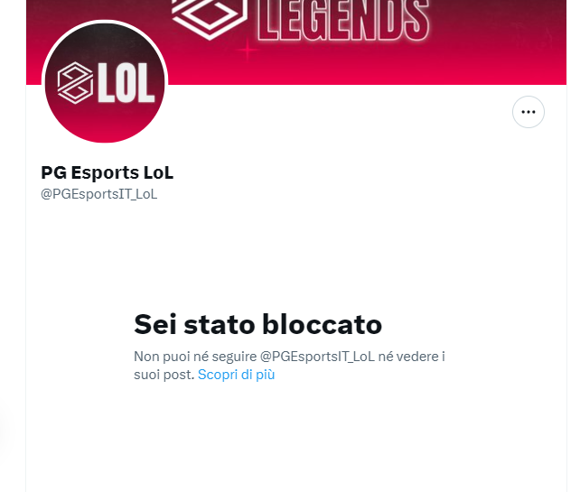 Chissà cosa e quando avrò mai scritto qualcosa che ha leso l'animo gentile dei mod di Pg Esport.