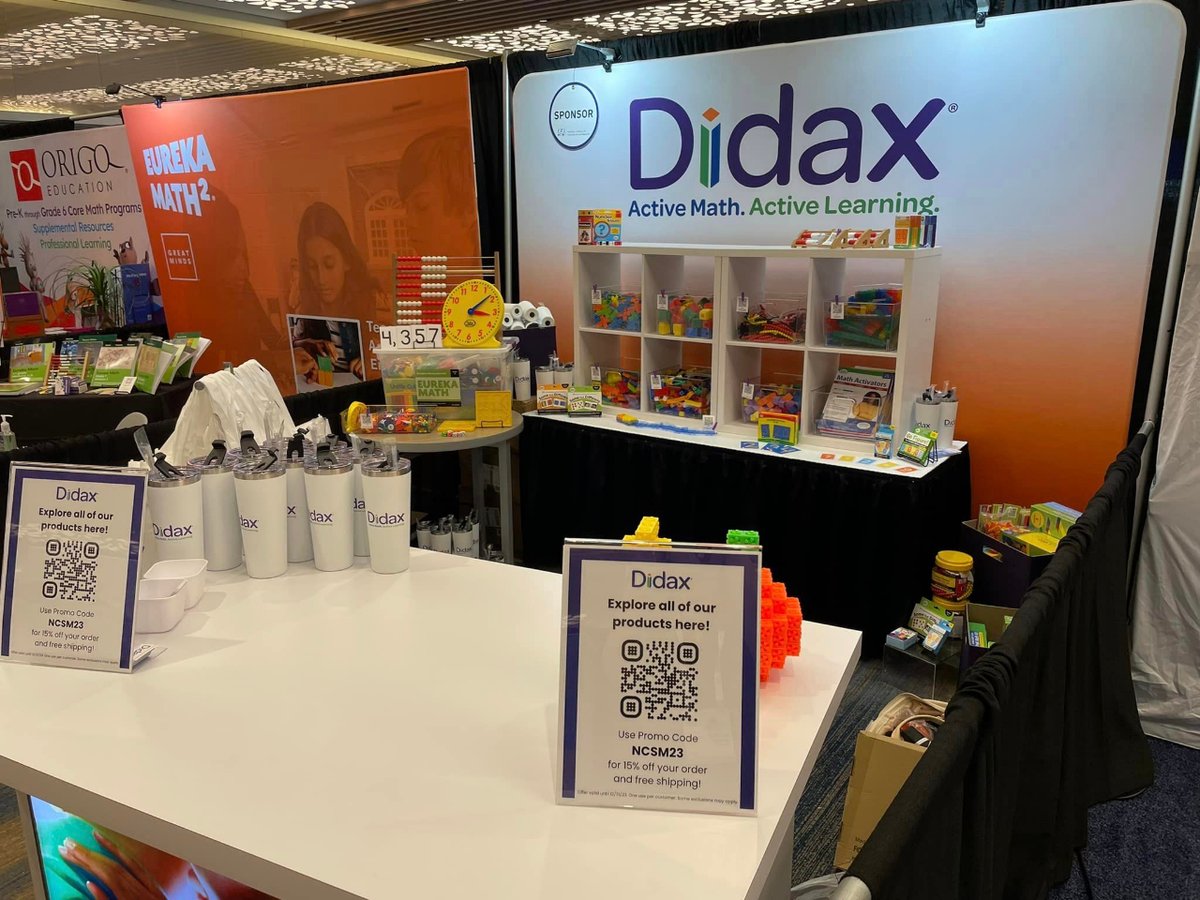 We had an amazing time at <a href="/MathEdLeaders/">NCSM: Leadership in Mathematics Education</a> this weekend! 😍

Thank you to everyone who came and visited our booth! 🙌

#NCSMbold #NSCM23 #ActiveWithDidax #Mathematics #WashingtonDC