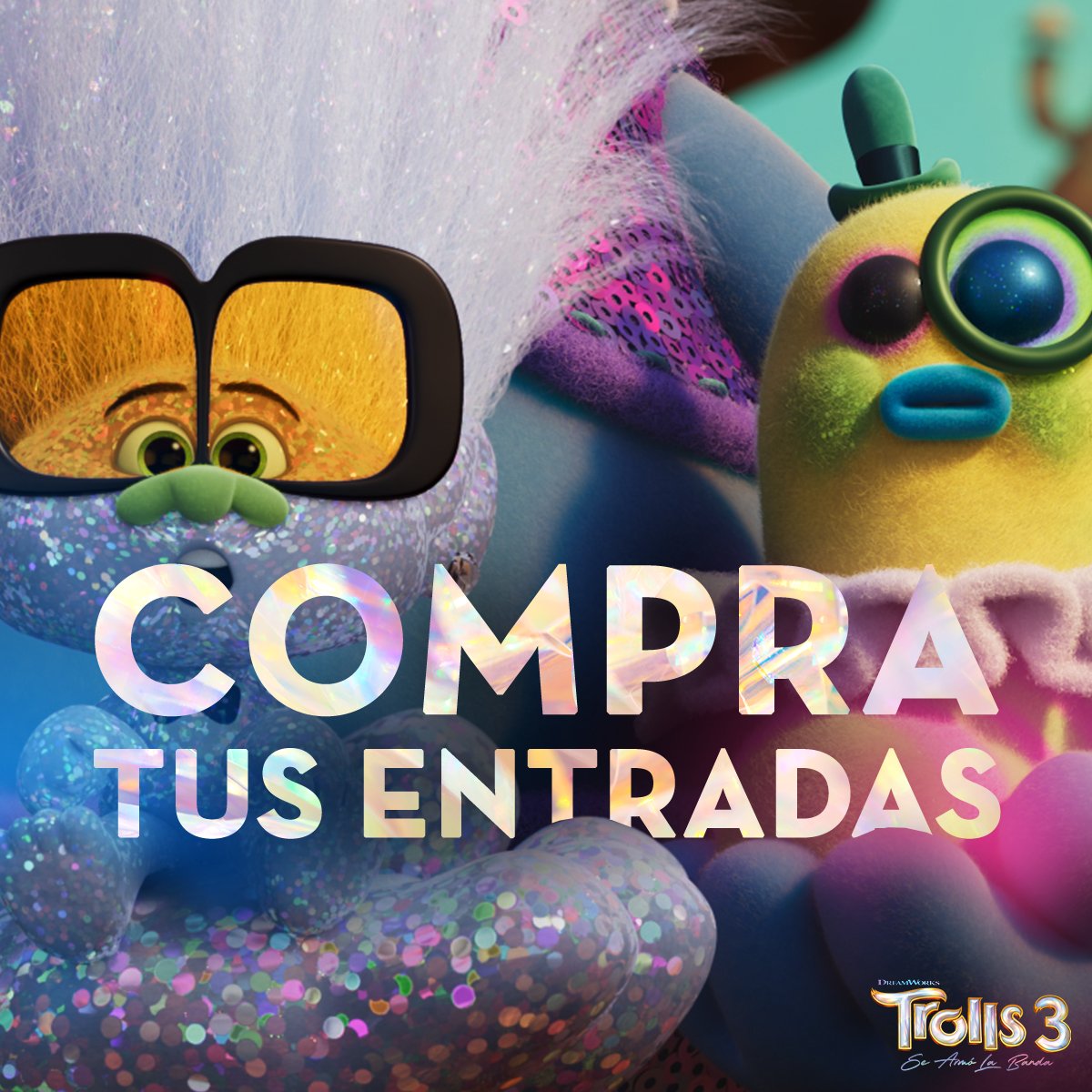 CinepolisCO's tweet photo. ¿Tienes tus entradas para la tercera parte de los trolls?
#Trolls3 ya en mis salas ✨
Compra tus entradas en https://t.co/VekumTR94S o en las boleterías de mis cines, según tu cine más cercano 🍿🎟 https://t.co/ZmQ3OzKCoW