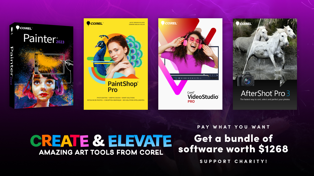 Create And Elevate Corel Painter 2023 Humble Bundle –