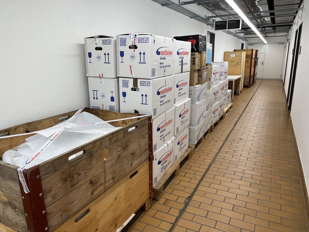 We prepared our equipment for the move into our new building. Looking forward to join the other research groups of D-BSSE in our new home tomorrow.