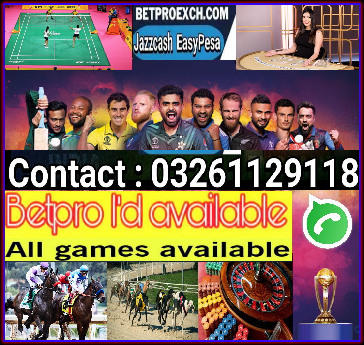 Betproexch7's tweet image. 0326-1129118 (whatsapp)
Get your ID today from 2000 deposit only
Betpro Brings you to #Exciting games like #Cricket #Football #Greyhound #HorseRacing #Tennis &amp;amp; #casino #BBL #wbbl #Online #betting #BabarAzamIsMyCaptian #ShameOnYouZakaAshraf #PAKvsBAN