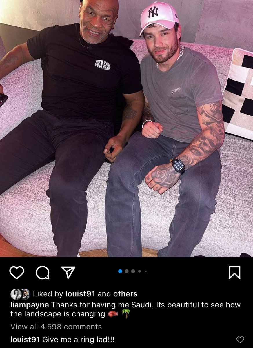 ltbrnews's tweet photo. IG | Louis curtiu e comentou na última publicação de Liam Payne! 

“Me faça uma ligação, irmão!!!” https://t.co/txYvhNe1vK
