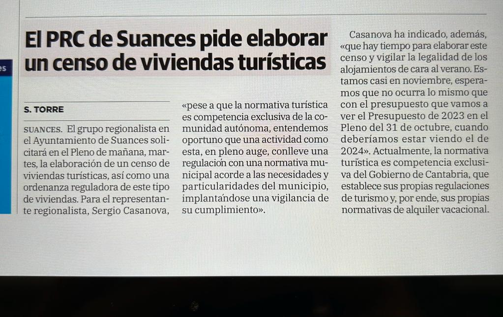 suances_prc's tweet photo. Llegamos al pleno de mañana con 5 mociones más ruegos y preguntas para mejorar nuestro municipio.
Veremos en qué se concreta la petición de más policía, este censo de viviendas, la revisión de la ordenanza del impuesto de vehículos, la reparación de accesos a la Tablía ... https://t.co/WIq6nTZ8qs