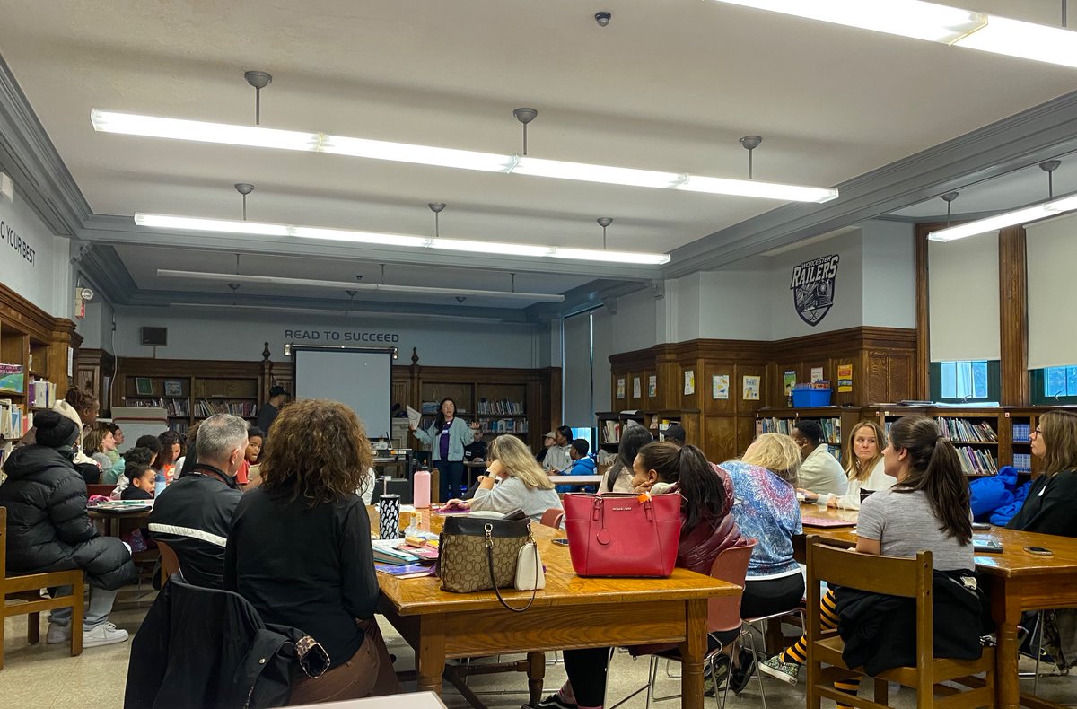 MathWps's tweet image. Students, staff, families and community members shared their ideas for different spaces at Vernon Hill this afternoon during a Co-Design session with MathTalk. @mathtalkpbc  @OCPLwps @worcesterpublic