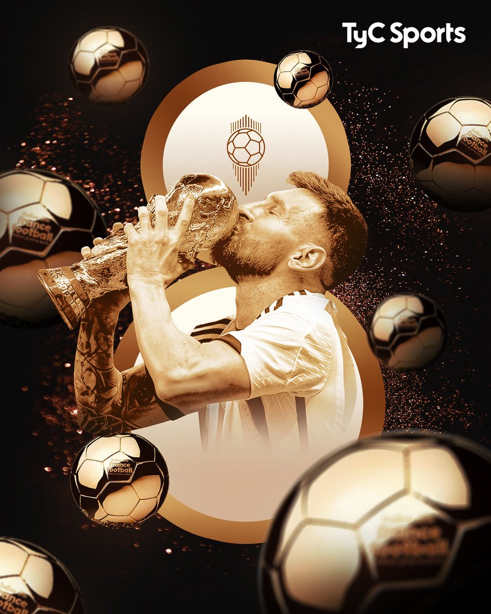 HISTÓRICO: ¡¡¡LEO MESSI GANÓ SU OCTAVO BALÓN DE ORO!!! 
⚽⚽⚽⚽⚽⚽⚽⚽