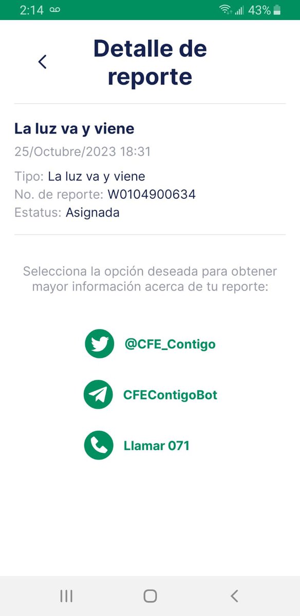tekserveUSA's tweet photo. @CFEmx 5 dias de reportado y no vienen a reparar!! https://t.co/P4ahrCaJmB
