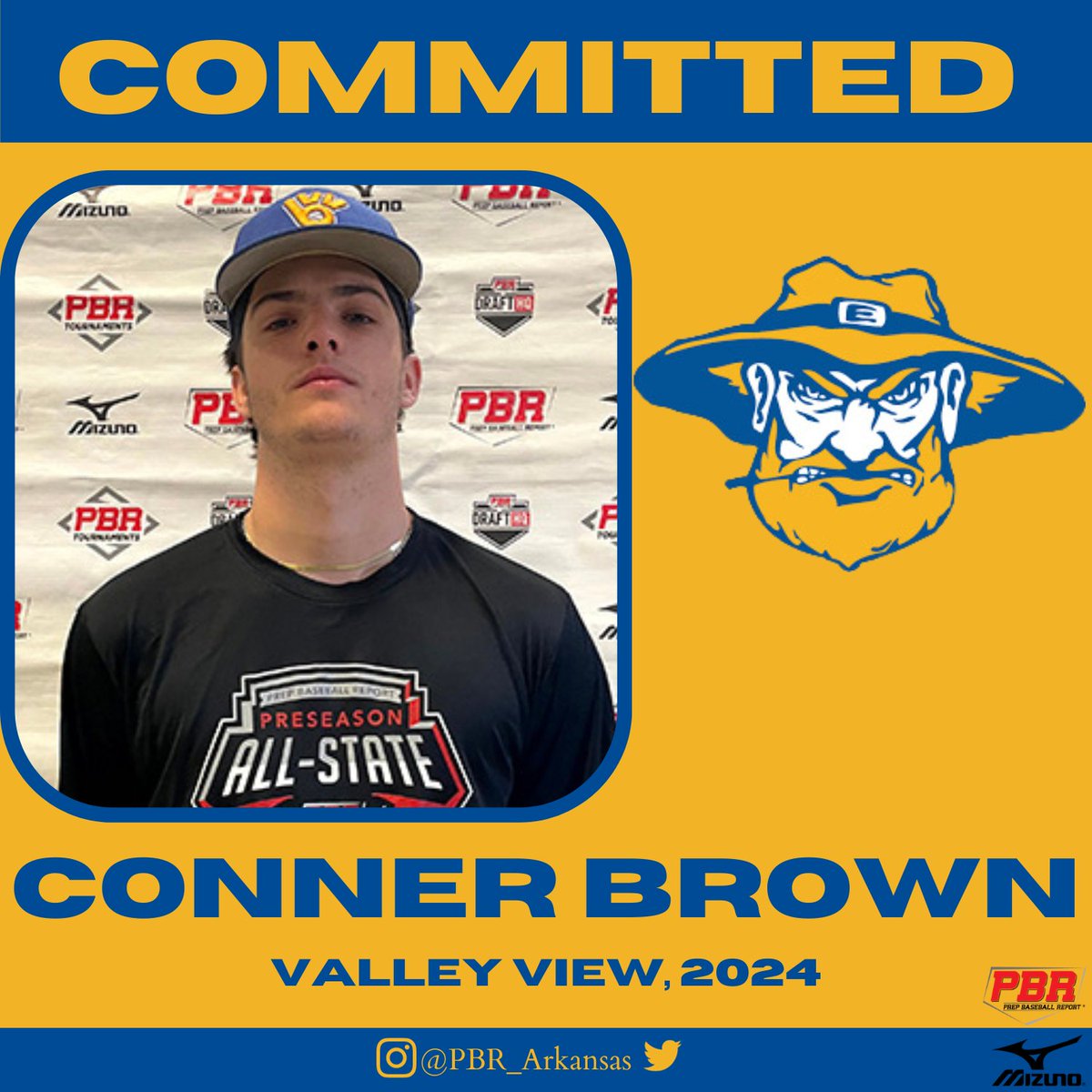 LHP/OF Conner Brown (Valley View, 2024) commits to Eastern Oklahoma State JC

@connerbrown21
@blazerhardball
@eosc_baseball

👤PROFILE: loom.ly/t03zTj0