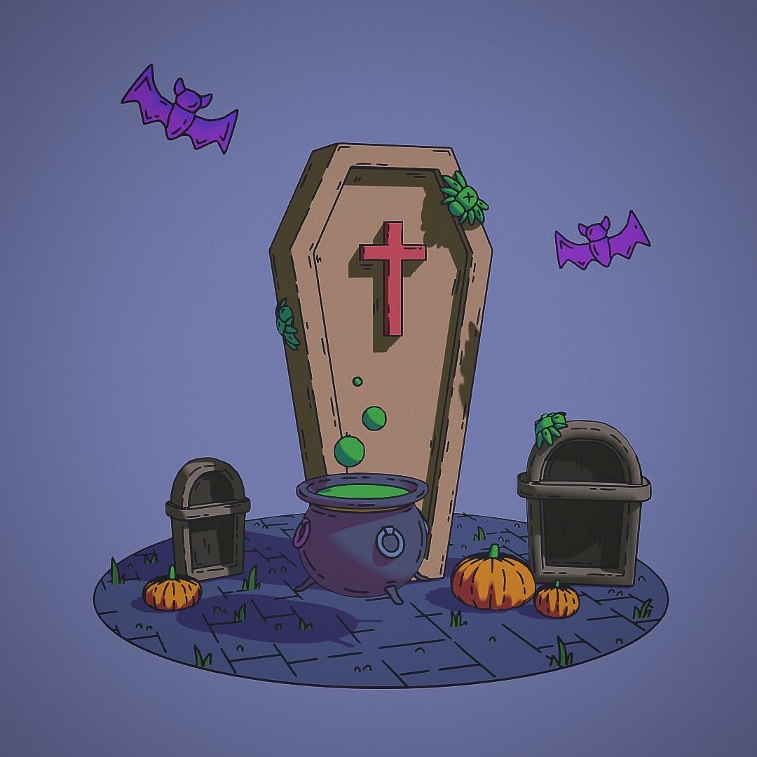 BOO! 👻 ooky spooky make me poopy 2D/3D grease pencil model inspired by <a href="/lacruzo_/">lacruzo</a> vending machine tutorial ☆ P1 ☆

#3d #3dart #3dmodeling #2danimation #2dart #blender #blender3d #blenderrender #blenderart #blendertutorial #blendereevee #halloween #halloween3d #greasepencil
