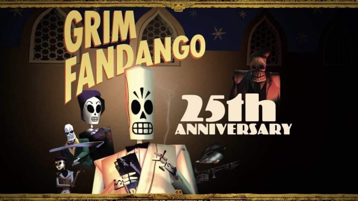 Grim Fandango is 25 years old today! Manny's four year journey through the Land of the Dead has let a deep impression on fans old and new.

To celebrate we've collected character rankings, memories, art, cosplay and more from fans around the globe.

doublefine.com/news/a-very-gr…