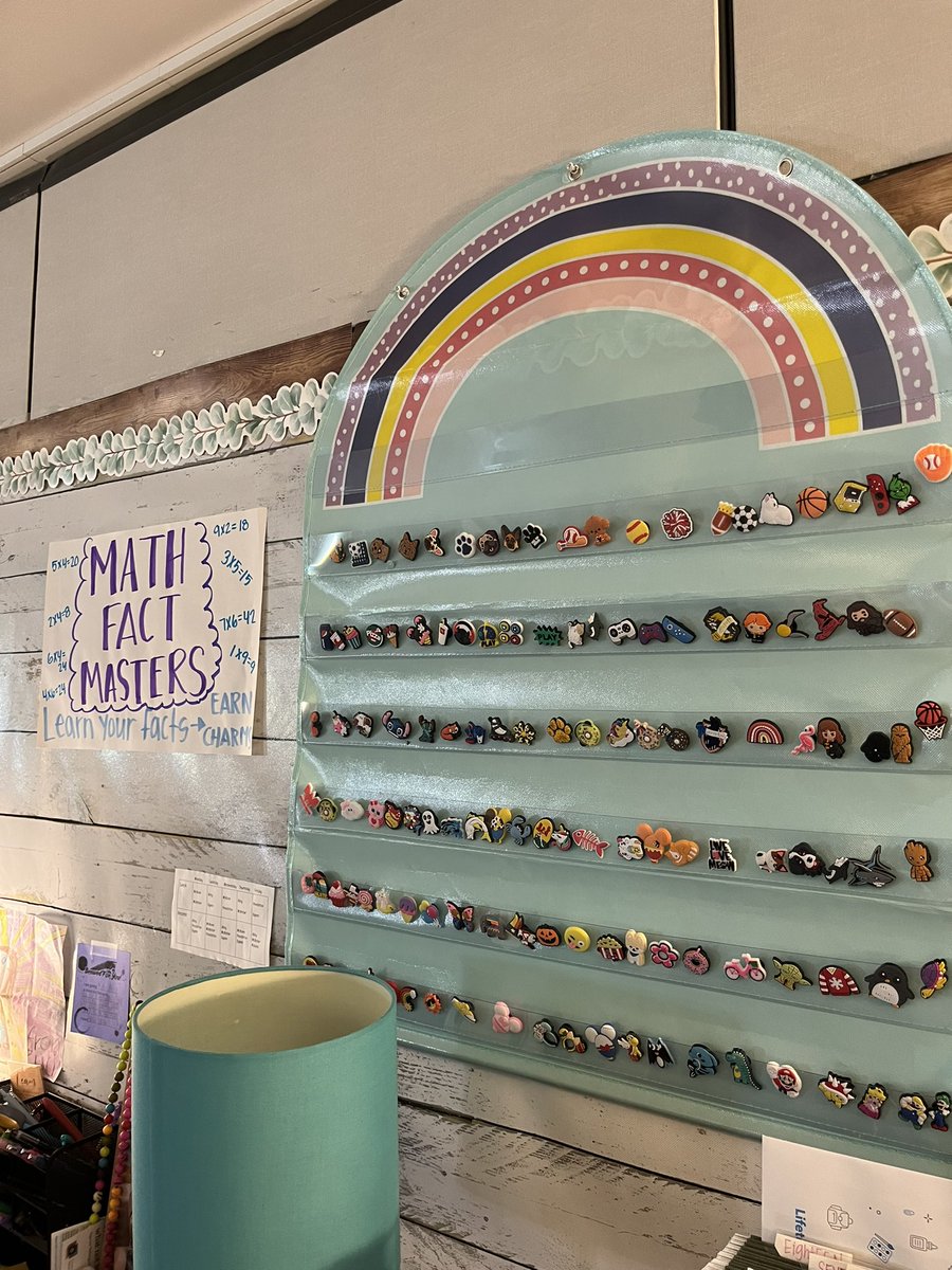 MrsAlley_SFE's tweet image. Third Graders love learning their multiplication facts! Students are earning a croc charm for each set of multiplication facts they master!  ❤️ #motivated #factfluency @HumbleISD_SFE