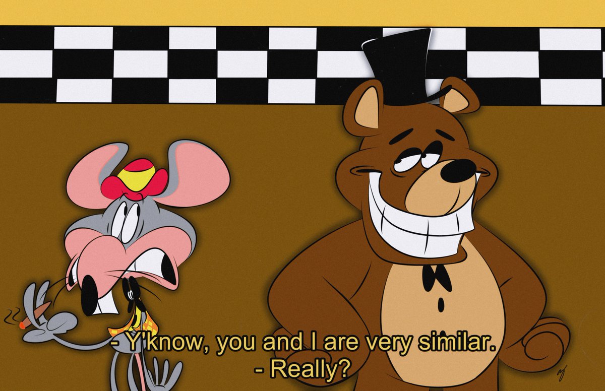 Blessyou_Zlata's tweet photo. I don’t remember this in the FUH NAFF movie #FNAFMovie #FNAF #chuckecheese #fanart https://t.co/6jqIjAyzxN