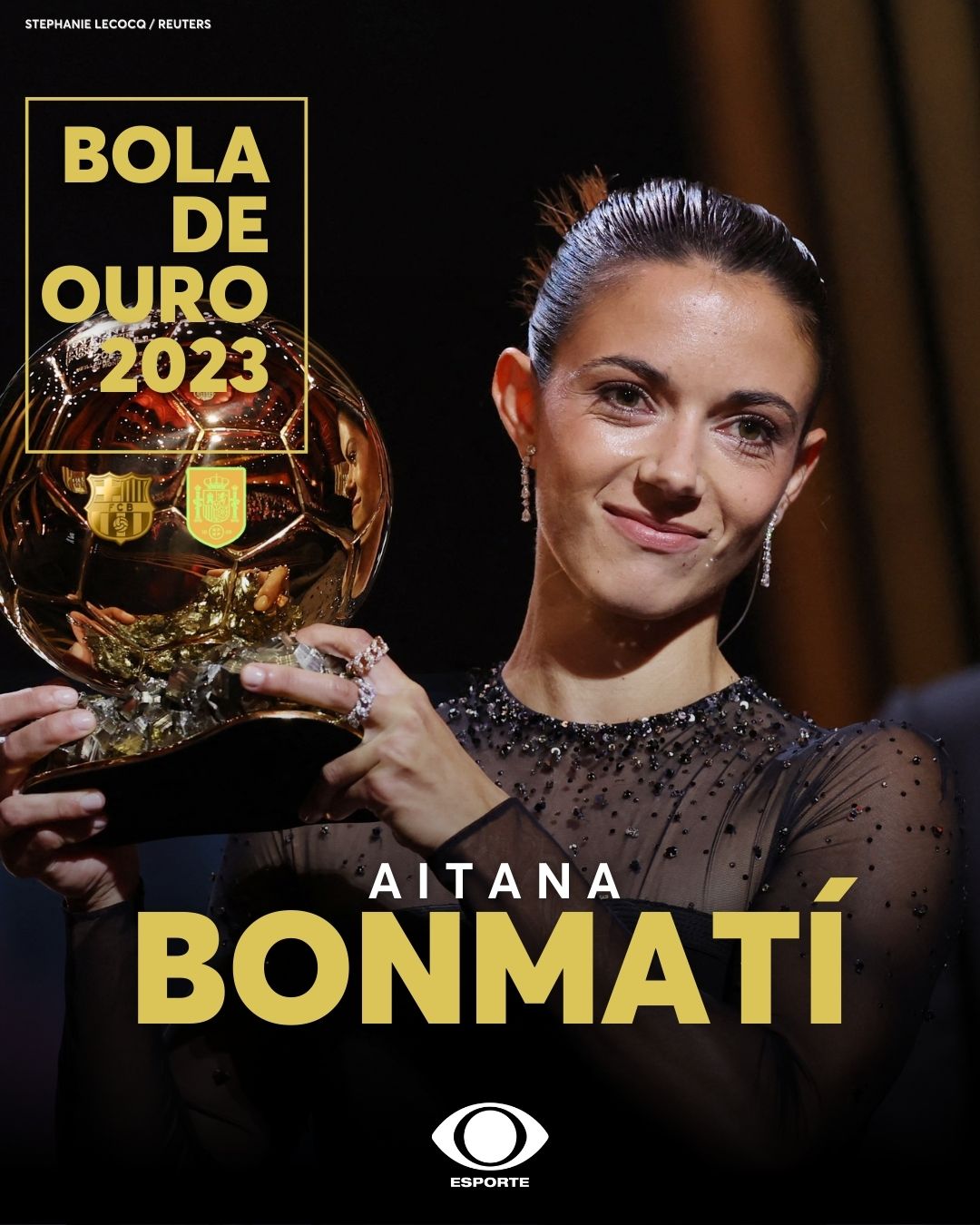 Bola de Ouro 2023: Aitana Bonmatí é eleita a melhor jogadora do mundo, futebol internacional