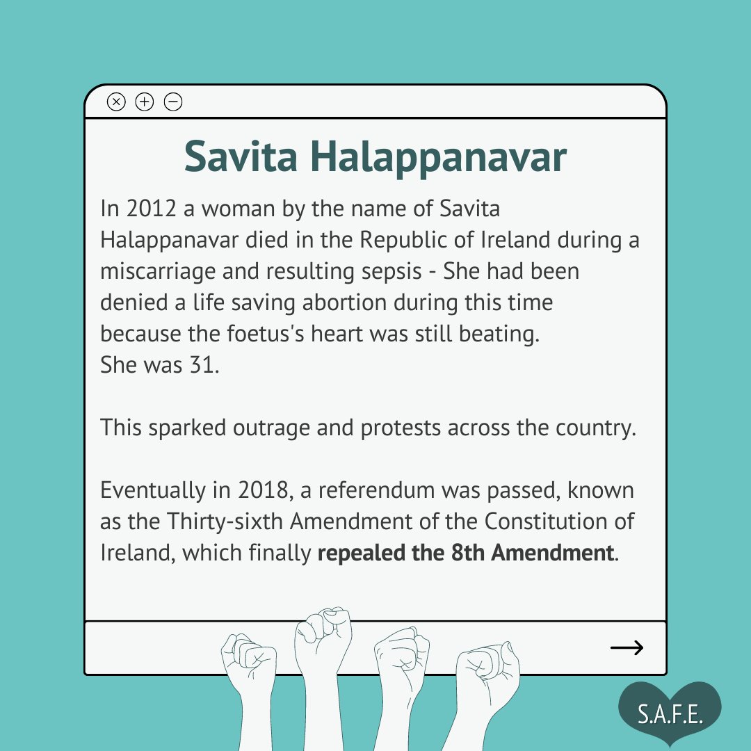 The 28th October marked the anniversary of the passing of Savita Halappanavar in the Republic of Ireland 🖤🕯️ - 11 years ago, she died in a Galway hospital after being denied a life-saving abortion.

#Ireland #TogetherForYes #SavitaHalappanavar #FreeSafeLegalLocal #Abortion