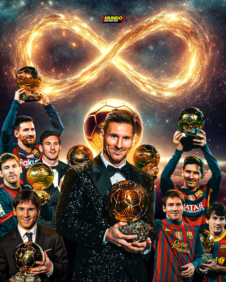 🐐 Leo Messi, 𝟖 Balones de Oro
∞ Un jugador 𝙞𝙣𝙛𝙞𝙣𝙞𝙩𝙤