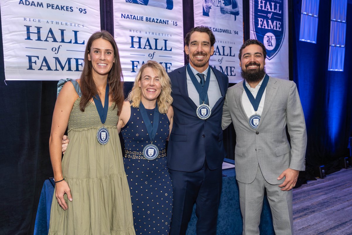 Congratulations to these 4 #RiceSMGTalumni on their recent induction into the <a href="/RiceAthletics/">Rice Athletics 👐</a> #HallofFame! 👏🎉🔥

We are beyond #proud of all that you have accomplished! <a href="/lohughes7/">Lo Hughes</a> <a href="/beazyyy93/">Natalie Hartley</a> <a href="/jamescasey85/">James Casey</a>  <a href="/Anthonyrendon_6/">Anthony Rendon</a>