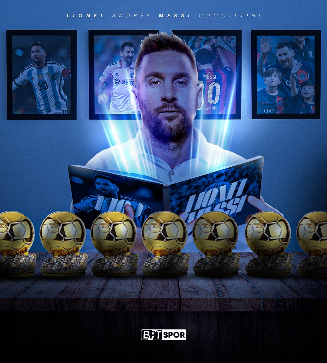 bpthaber's tweet photo. Lionel Messi, 8. kez Avrupa'da Yılın Futbolcusu (Ballon d'Or) ödülünü kazandı. 🐐 https://t.co/GWK12iwaDC