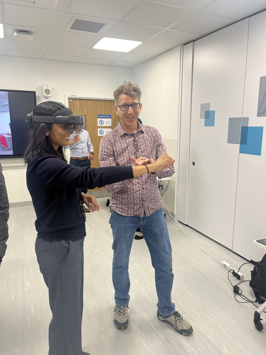 amin_irum's tweet image. Surgical training and innovation in the digital age at the new @CambridgeSTC 
@docsubhankar and @HPBCambridge trying out the HoloLens technology for liver segmentation @joeva 
@ASiTofficial @herricksociety @RCSnews 
@CUH_NHS 
#surgicaltraining