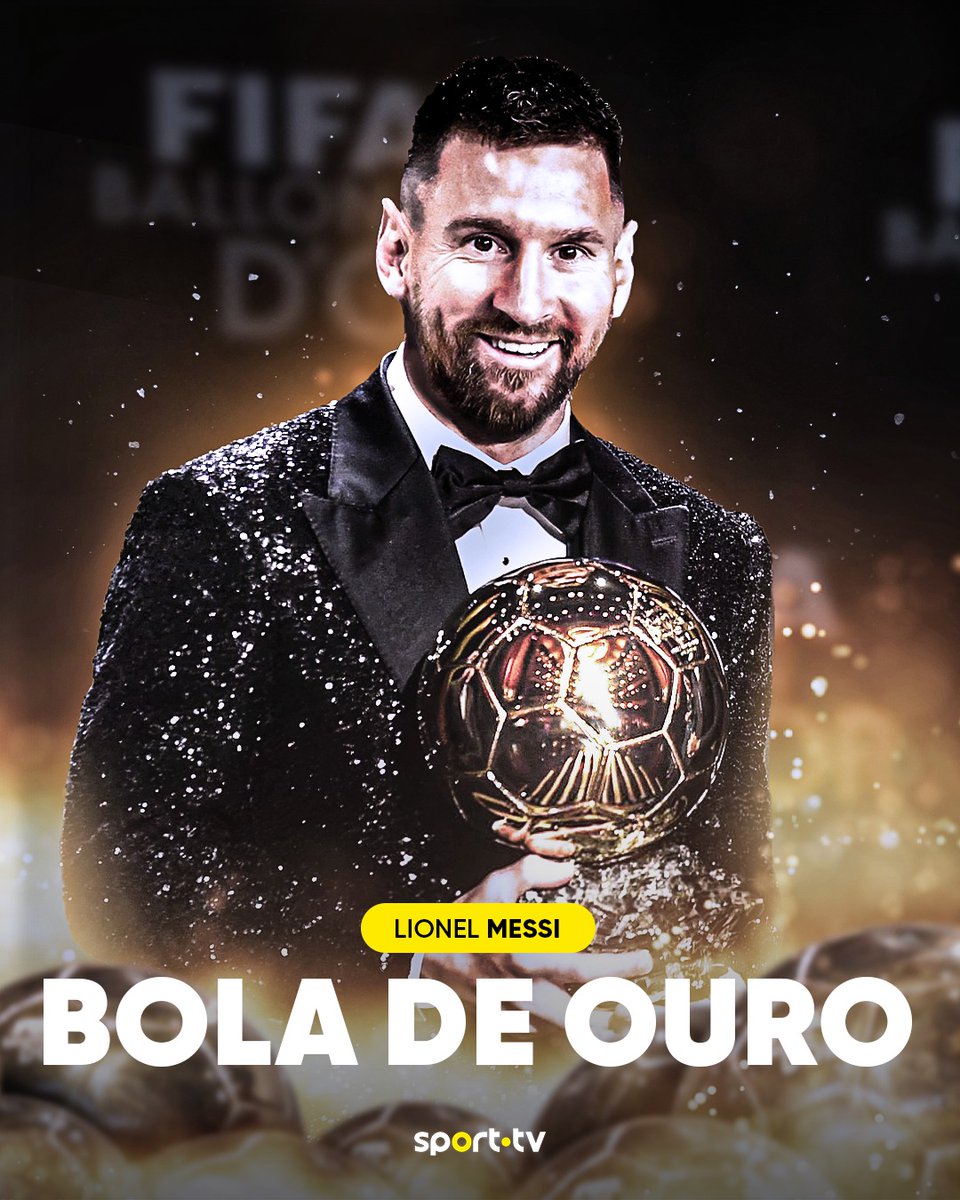 Lionel Messi vence a sua oitava bola de ouro 🥵 

A distinção é merecida?

#sporttvportugal
