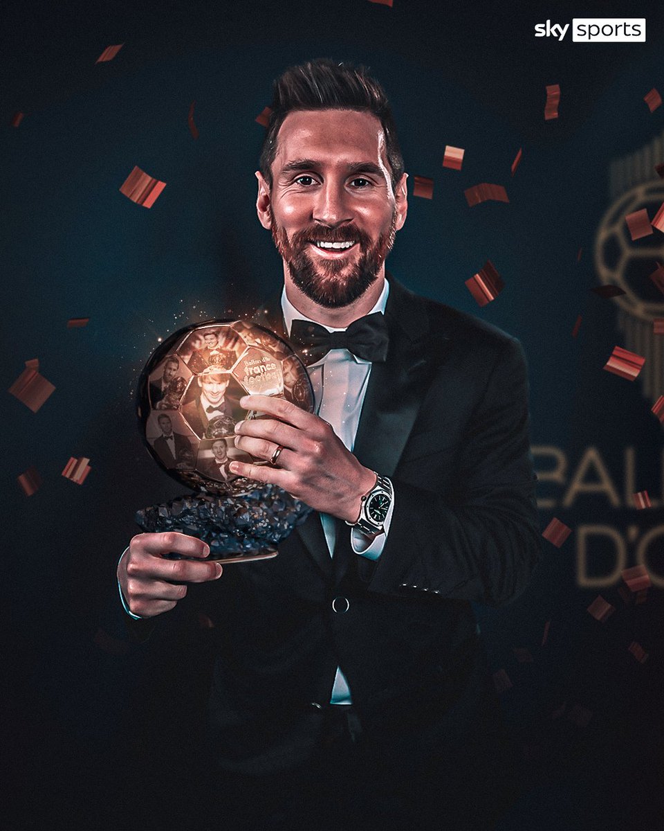 BREAKING: Lionel Messi wins the Ballon d'Or for the eighth time! 🏆