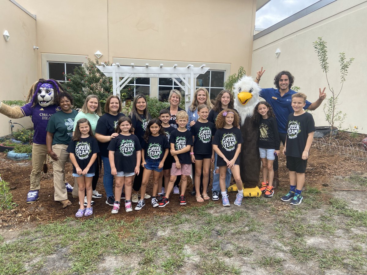 Volunteers from <a href="/fairwindscu/">FAIRWINDS</a> teamed up to expand Arbor Ridge K-8 School's garden, adding more beds and a fruit tree orchard. This project was supported by Orlando City Foundation &amp; <a href="/IDEAStweetsUs/">IDEAS For Us</a>, to provides hands-on learning for students in Orlando’s Union Park area.