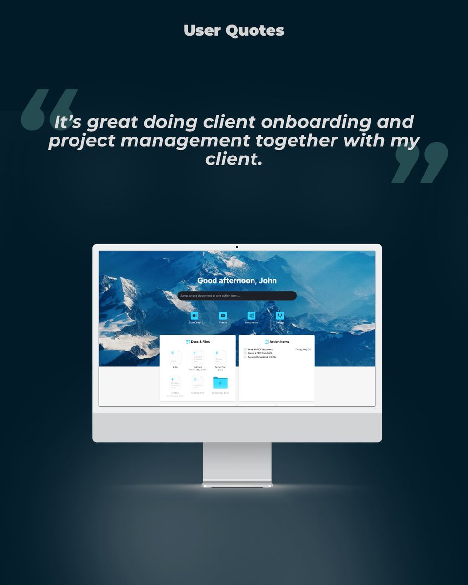 ThisIsSuperOkay's tweet photo. 🌎 Get your first Client Portal Free Today 🔗 https://t.co/bL87Fmx8Ja

#superokay #smallbusinessowners #businesssoftware #saasmarketing #projectmanagement https://t.co/0k2zT9wvFY