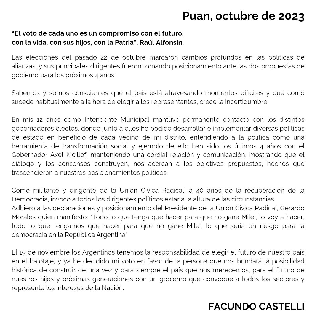 Facundo Castelli tweet media