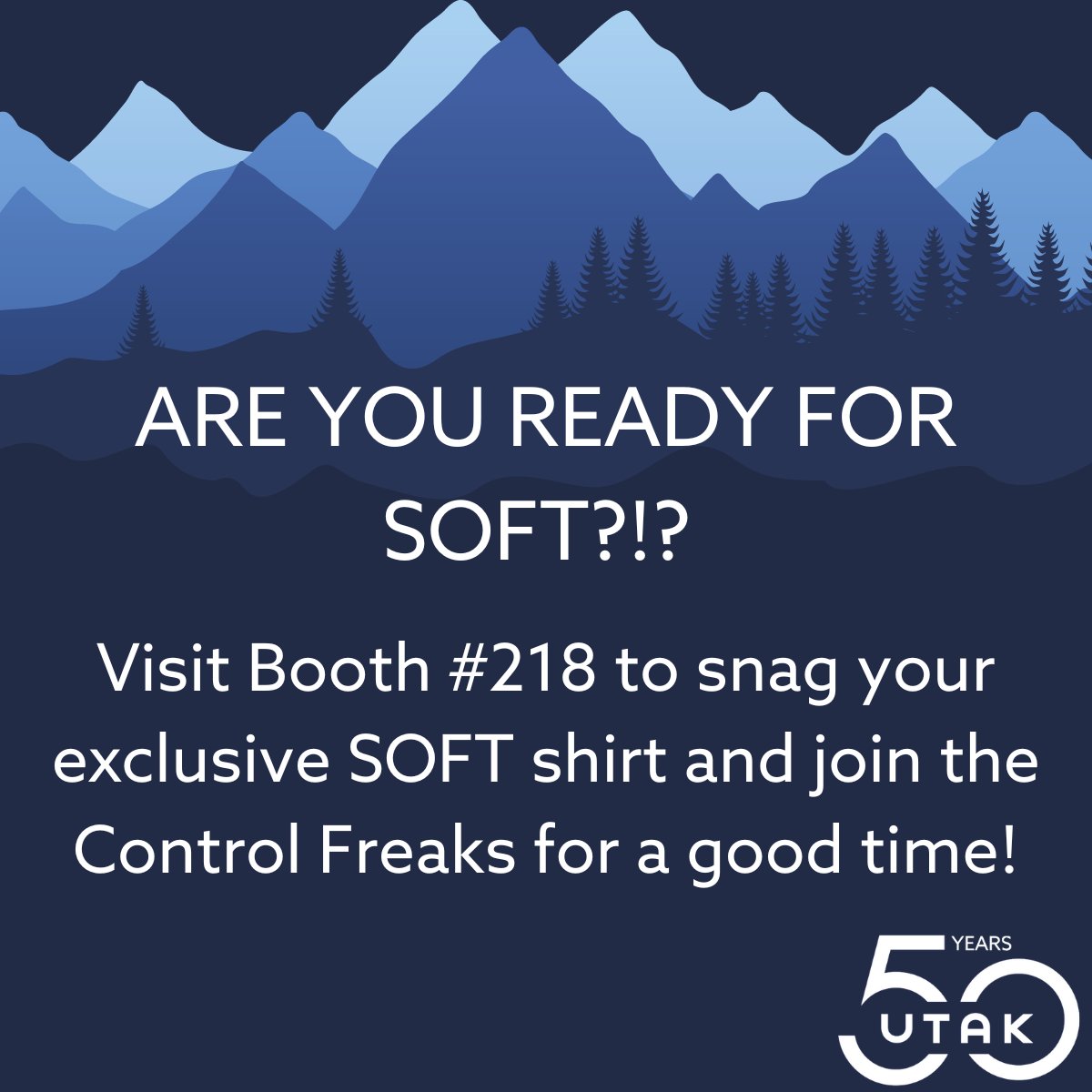 utaklabs's tweet image. Calling all SOFT 2023 attendees! Make sure to swing by booth #218 during the event to snatch up our limited edition UTAK SOFT shirt! Trust us, you won&apos;t want to miss out on this epic piece of swag. 

#SOFT2023 #DenverBound #GetReadyToBundleUp #UTAKSOFTShirt