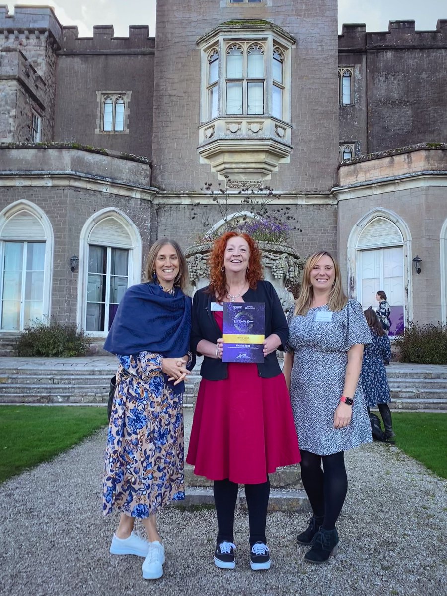 Delighted today to announce our <a href="/thewomenawards/">West Country Women Awards</a> finalists in the Combatting Violence Against Women and Girls category: Jeanie Lynch (pictured, centre) of <a href="/ColabExeter/">CoLab</a>, Lynn McKenzie of <a href="/Ahimsa_charity/">Ahimsa</a> and Michele Thornberry of <a href="/NHSDevon/">NHS Devon</a>. You are all an inspiration!