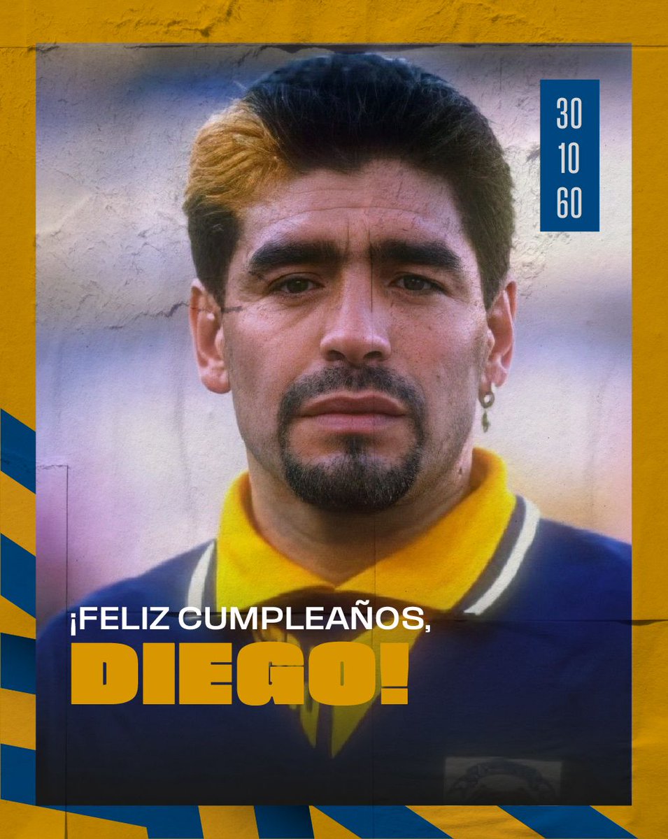 Feliz cumpleaños DIEGO ARMANDO MARADONA