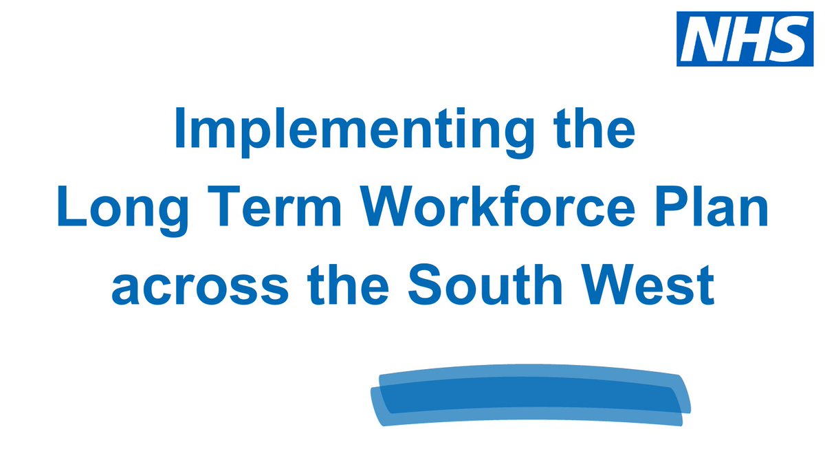 This week will see the first workshop supporting the implementation of the Long Term Workforce Plan across the South West. Over 100 delegates across the NHS and partners are coming together to work towards a sustainable workforce for the future. Watch this space #SWWorkforcePlan